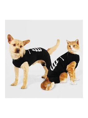 Hyde and EEK! Pet HALLOWEEN Skeleton PAJAMA Pullover Size - Large
